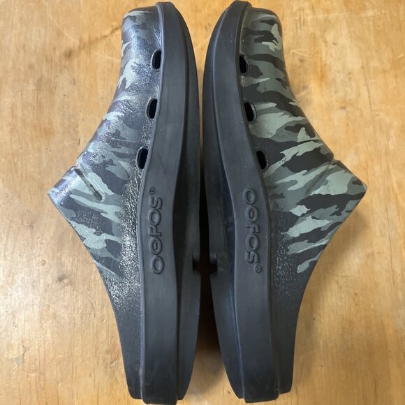 OOFOS OOCLOOG Limited Edition Blk Camo Clog Womens 10 Mens 8 EU 41 CHJ-407 - Picture 6 of 9